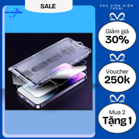 Kính cường lực iphone khung tự dán Titan